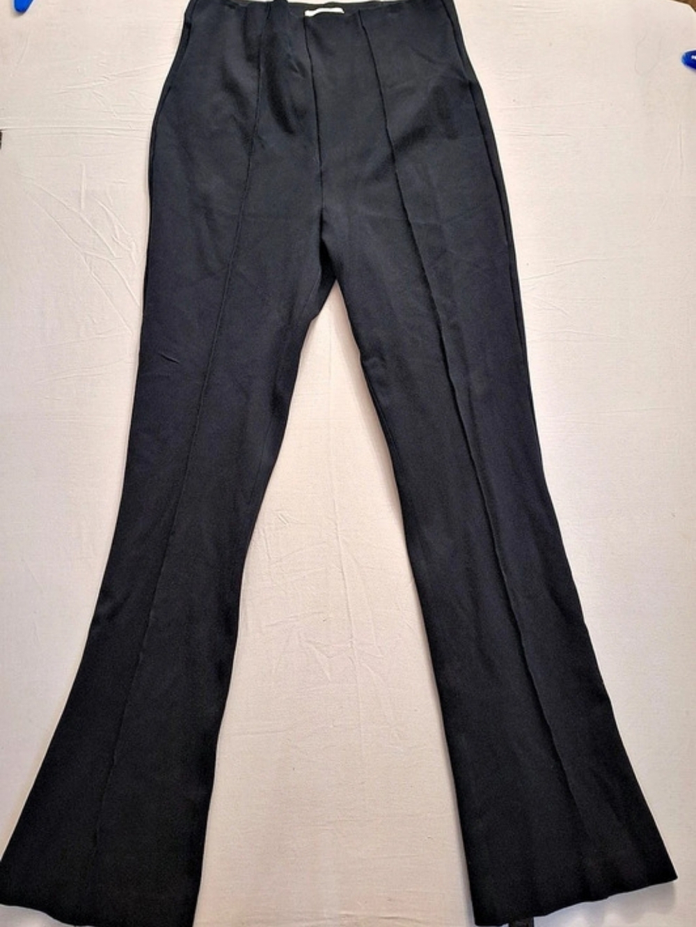 SPANX Perfect Pant Ponte Micro Flare Shaping Black Dress Pants Large Tall LT